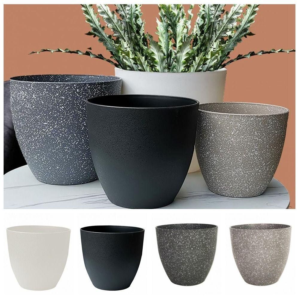 Bonsai Rock Garden - Pot Bunga Bonsai Plastik Kreatif Kapasitas