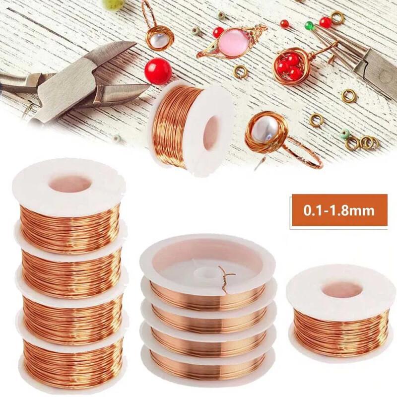 Copper Wire Roll - Kawat Tembaga Telanjang 10M Kawat Tembaga