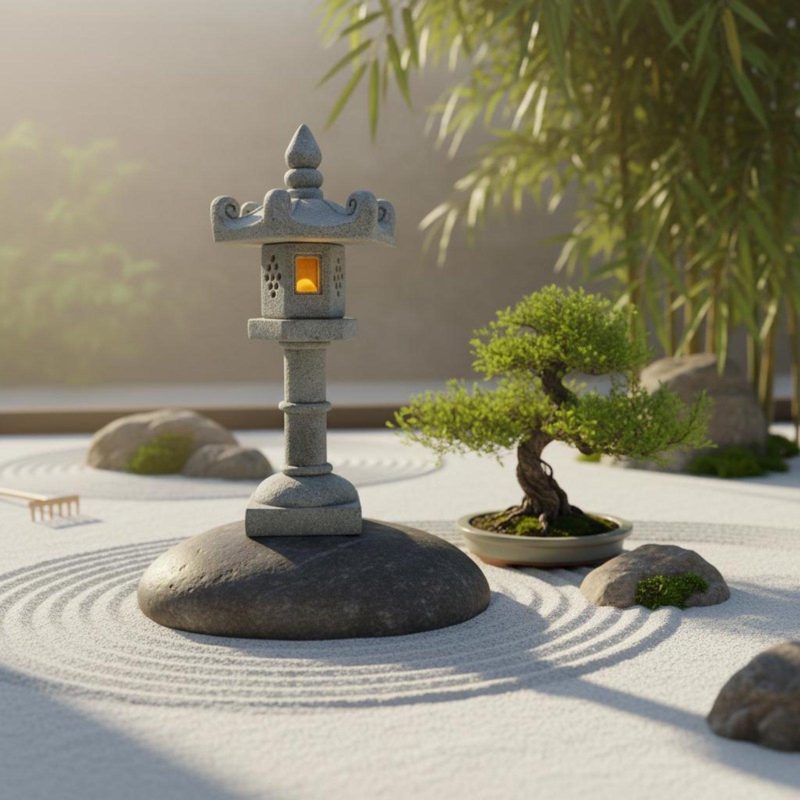 Lentera Lanskap Lentera Batu J - Bonsai Garden In Dc ulasan dan harga