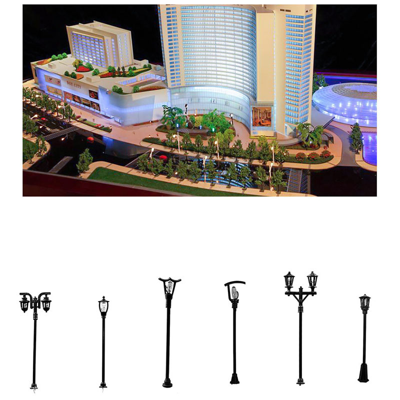 4Pcs Miniatur Lampu Jalan Mikr - Bonsai Gardenia ulasan dan harga