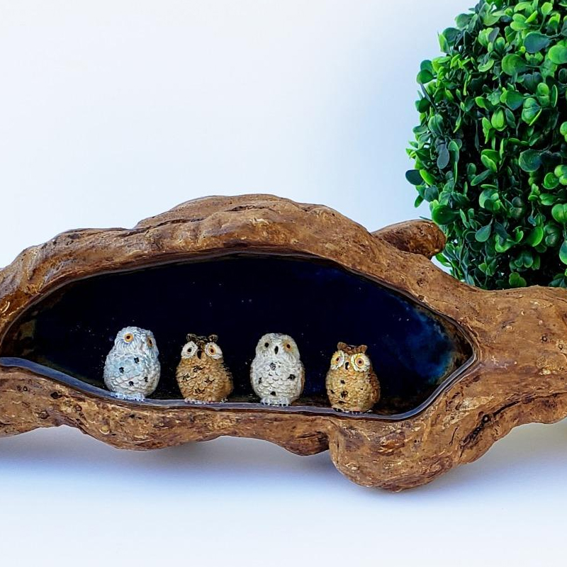 4 buah miniatur hewan burung h - Bonsai Gardenia ulasan dan harga