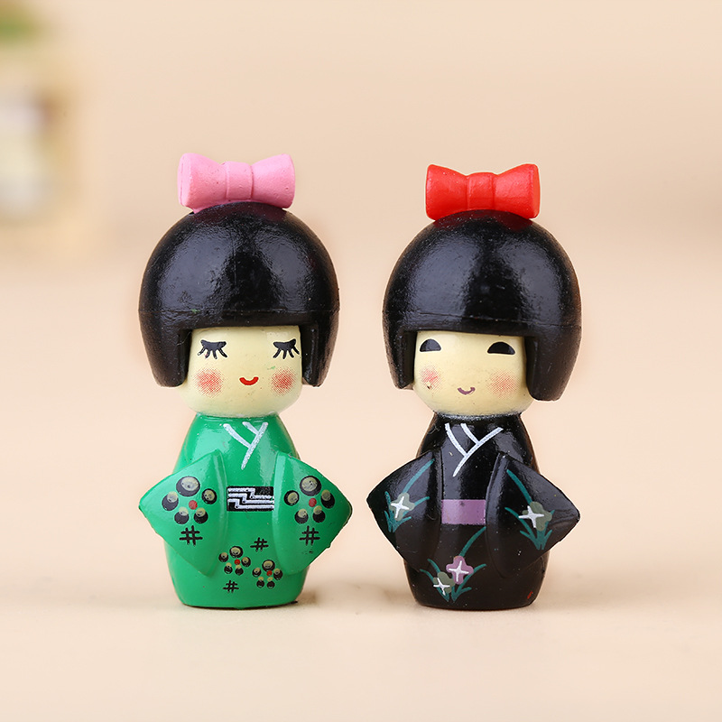 Patung Gadis Jepang Lucu Baru  - Bonsai Gardenia ulasan dan harga