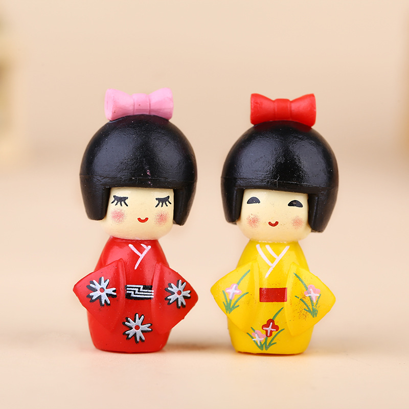 Patung Gadis Jepang Lucu Baru  - Bonsai Gardenia ulasan dan harga