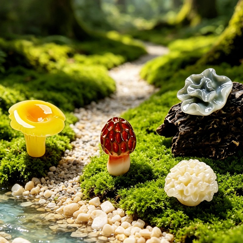 10PCS Aksesoris Jamur Miniatur - Bonsai Gardenia ulasan dan harga